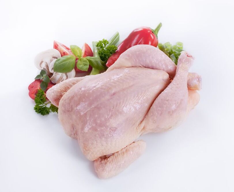 On the third day of the diet 6 petals you can eat chicken in unlimited quantities. 